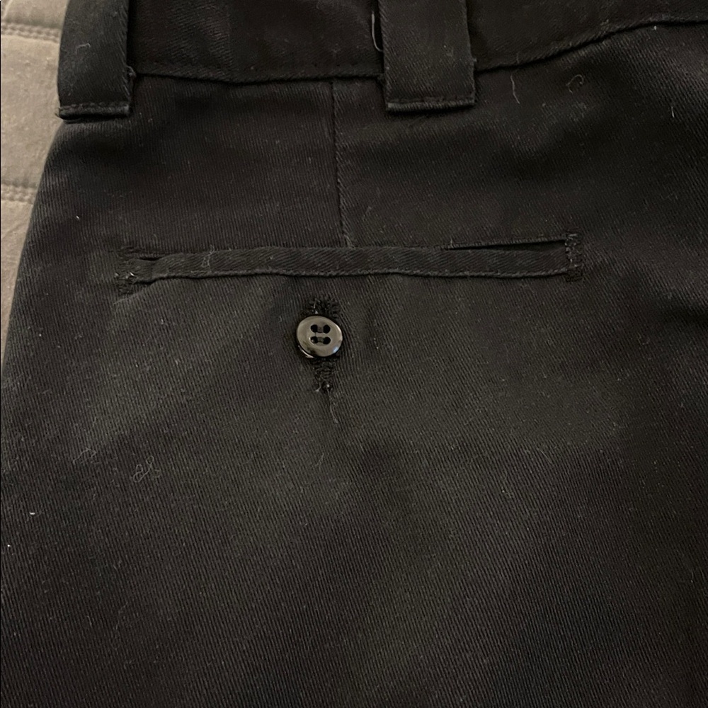 Dickies Black Men's Dress Trousers - Picture 7 of 8